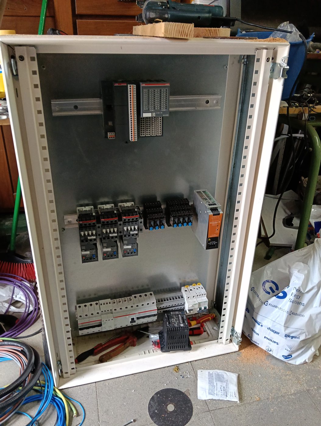 Cuadro de control industrial